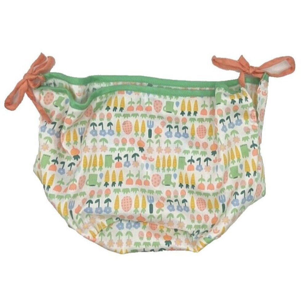 Handmade Basket Fabric Liner Easter Spring Gardening 10 " X 10" Bottom Flowers